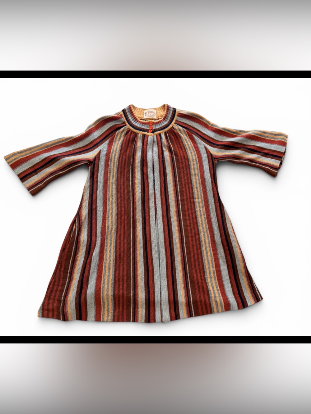 Vintage Beldoch popper wool blend cardigan sweater M